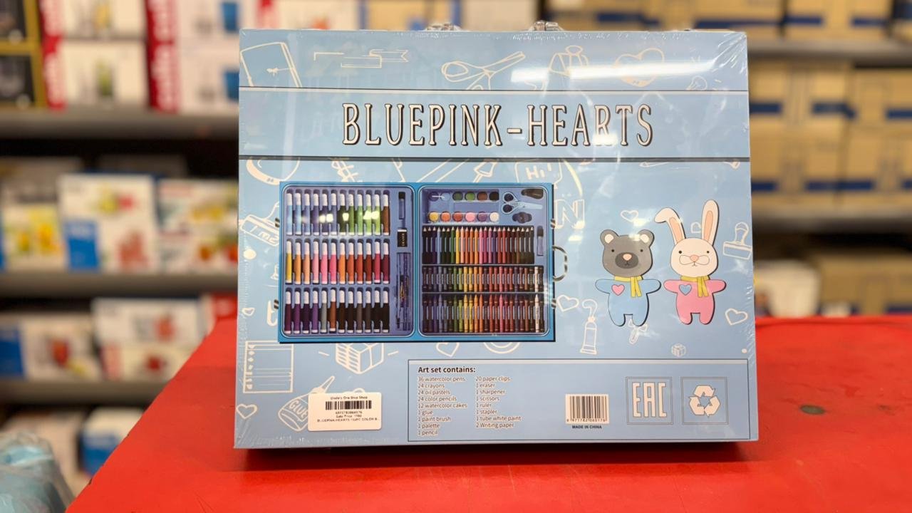 Bluepink Heart color case 2