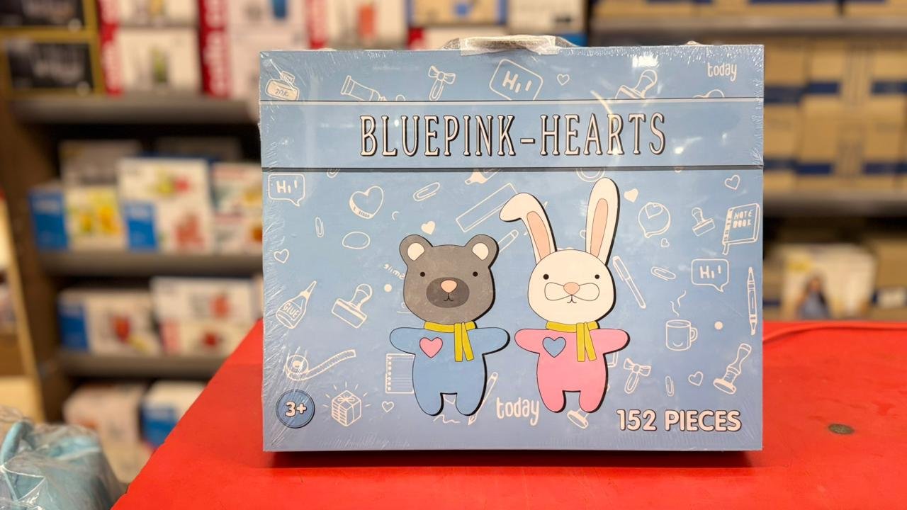 Bluepink Heart color case 2