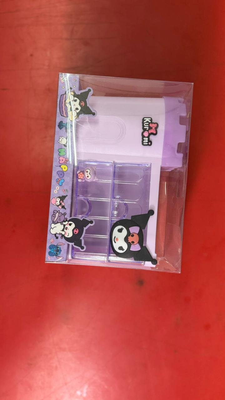 Kuromi-themed stationery organizer / desk organizer