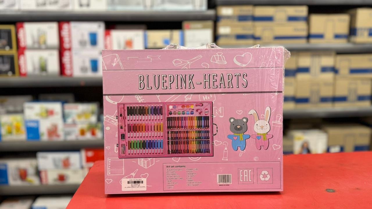 Bluepink Heart color case