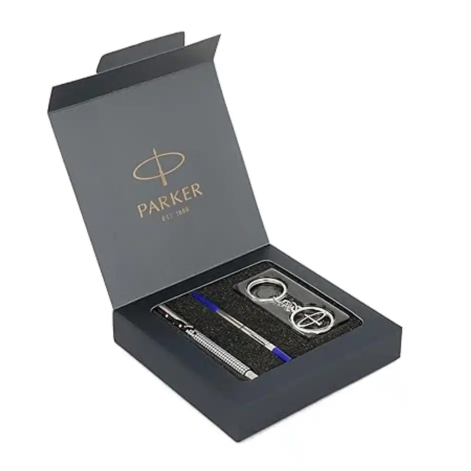 parker vector edition chrome trim roller ball pen