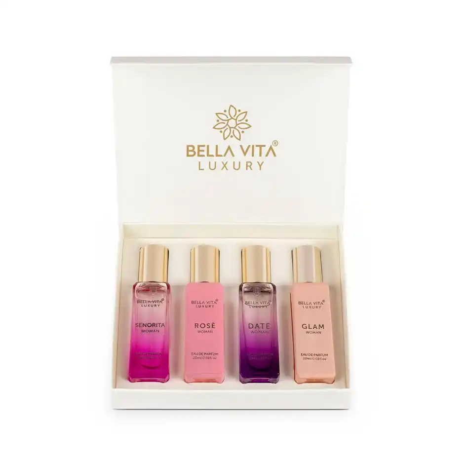 Bella Vita Organic Luxury Perfumes Gift Set – Premium Fragrance Collection for Her
